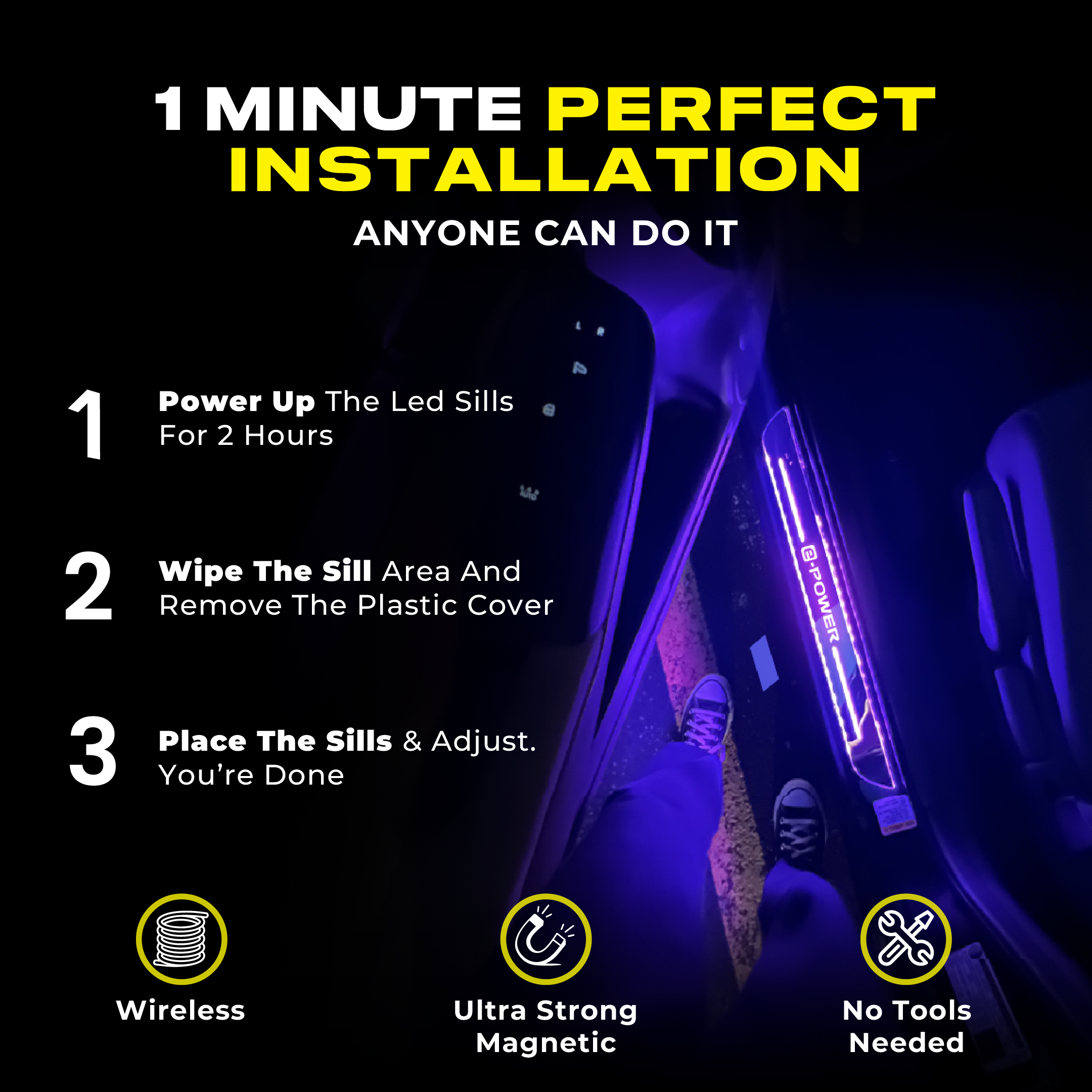 BloomCar™ LED Door Sill Pro