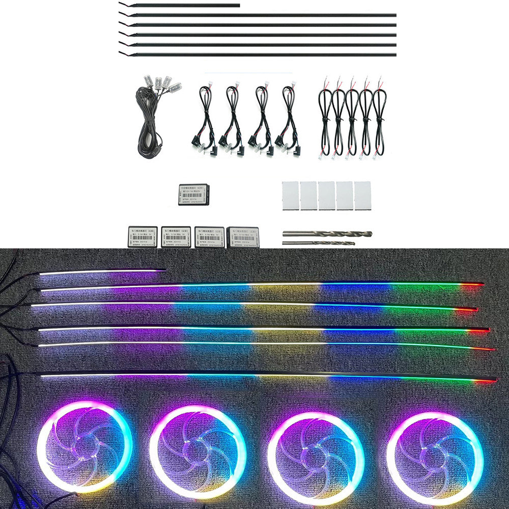 Bloomcar™ Premium Chasing Ambient Lighting (18 Piece Set)