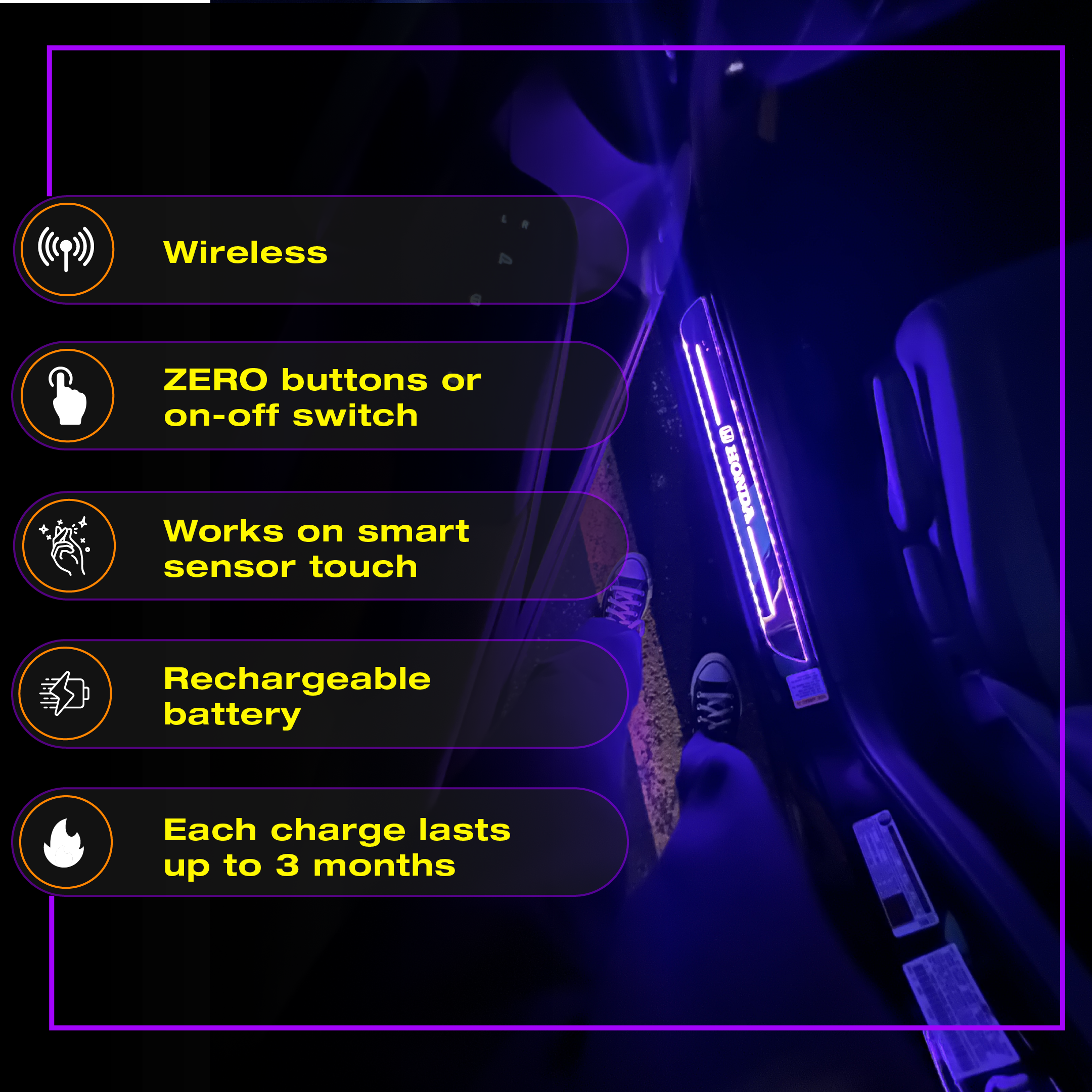 BloomCar™ LED Door Sill 2.0