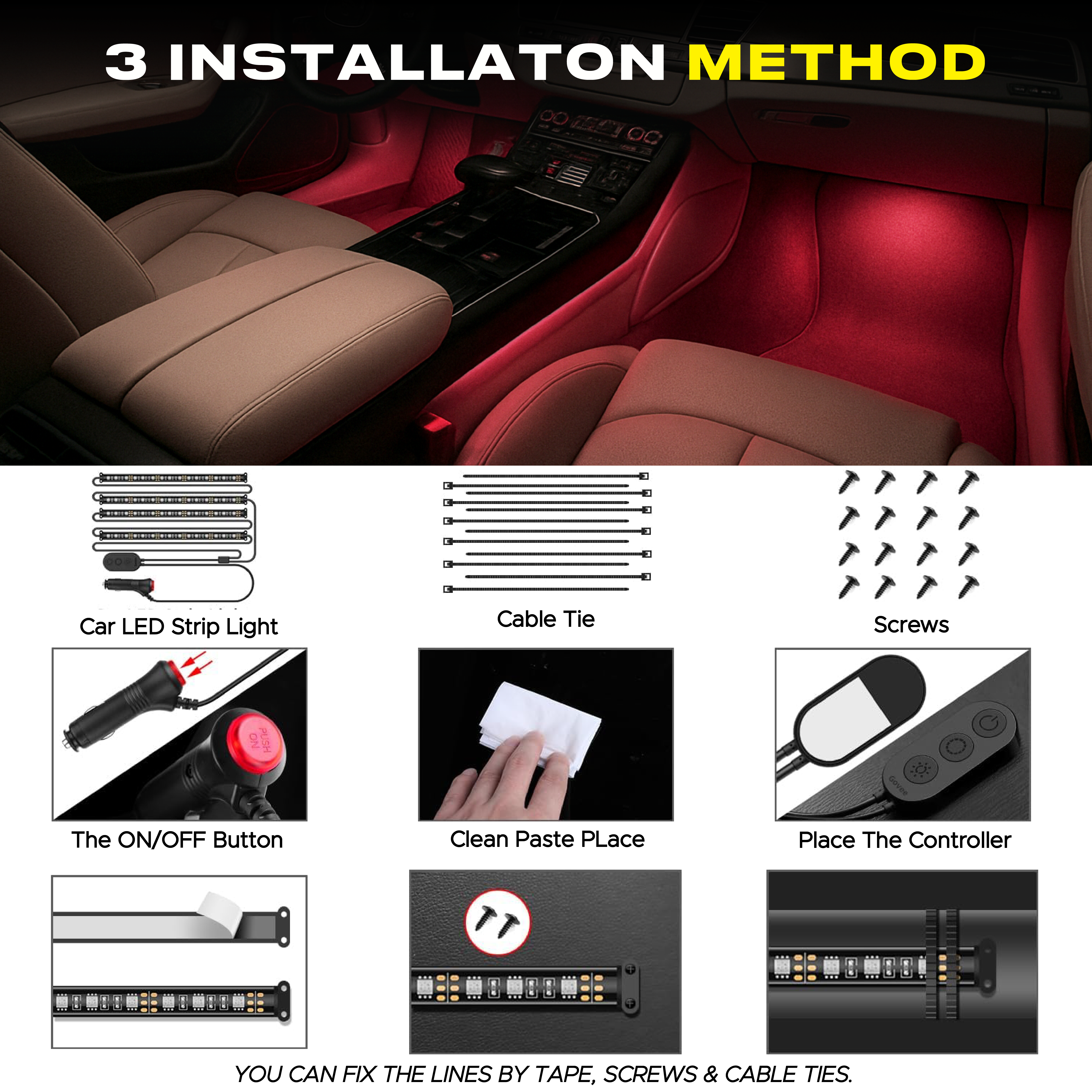 Bloomcar Interior Lights (RGBIC)