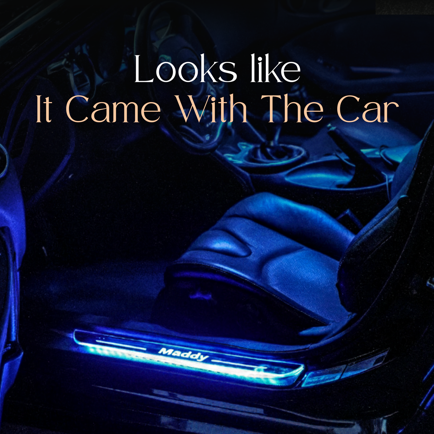 BloomCar Custom LED Car Door Sills