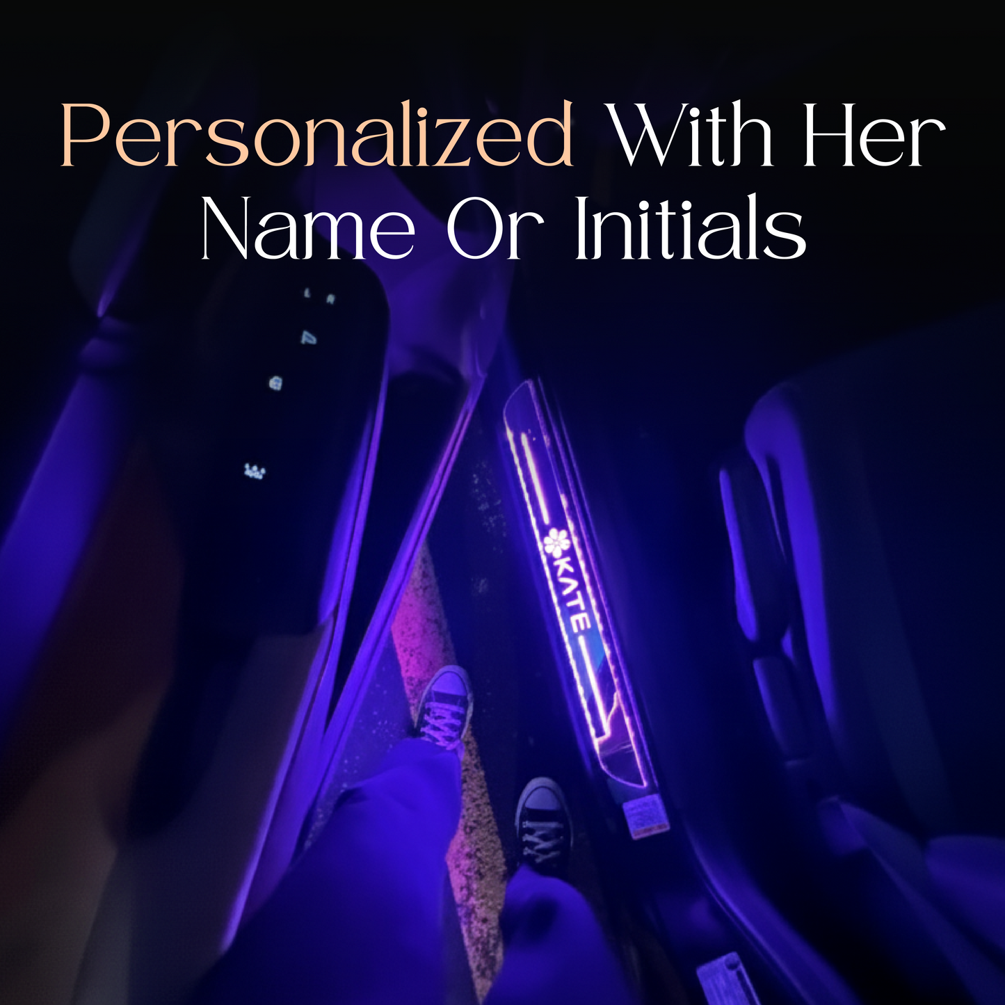 BloomCar Custom LED Car Door Sills