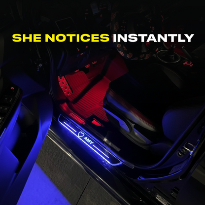 BloomCar Custom LED Door Sill Light