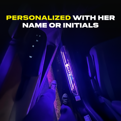 BloomCar Custom LED Door Sill Light