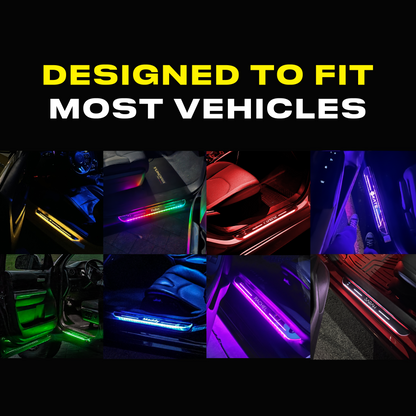 BloomCar Custom LED Door Sill Light