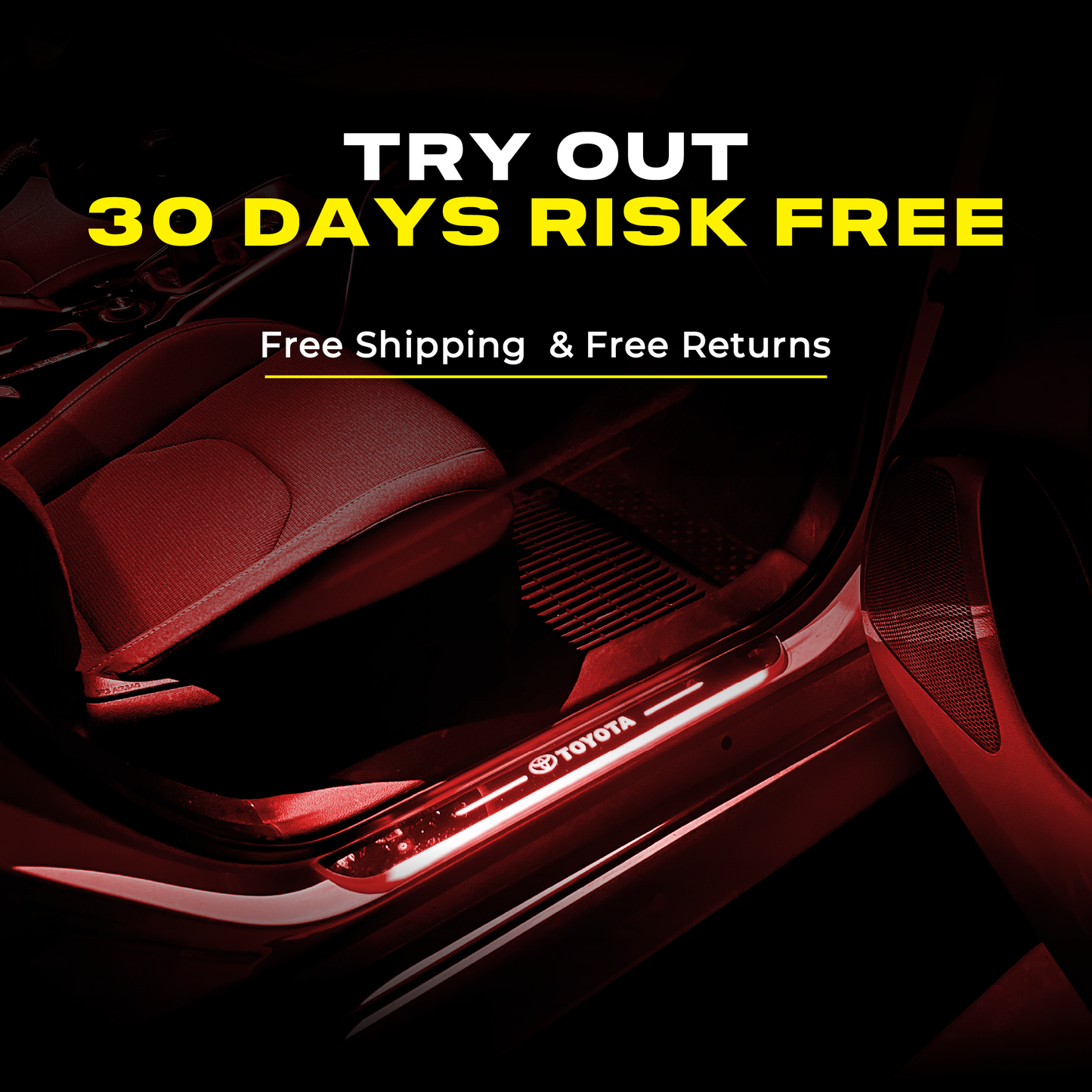 BloomCar Custom LED Door Sill Light