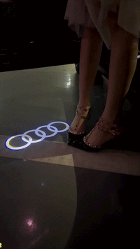 Puddle Lights for Audi - Wireless Car Door Projector