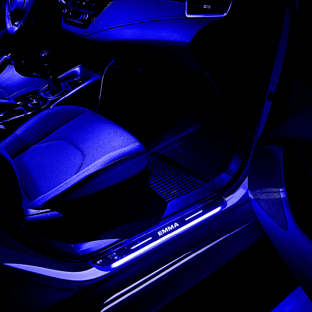 BloomCar Custom LED Car Door Sills