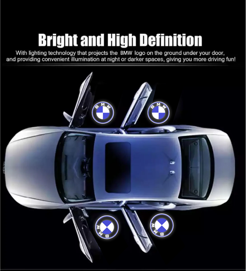 Puddle Lights for BMW - Wireless Car Door Projector