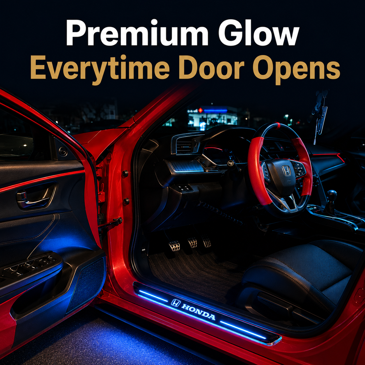 BloomCar™ LED Door Sill Pro (Custom)