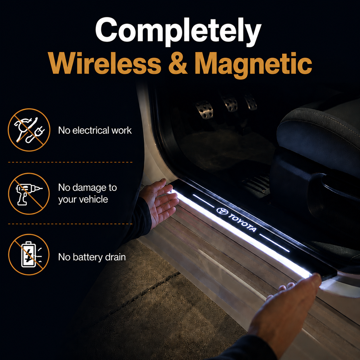 BloomCar™ LED Door Sill Pro (Custom)
