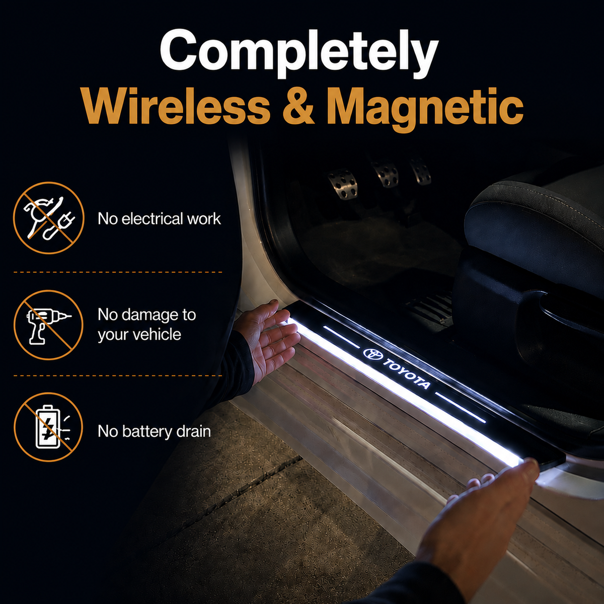 BloomCar™ LED Door Sill Pro (Custom)
