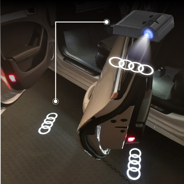 Puddle Lights for Audi - Wireless Car Door Projector