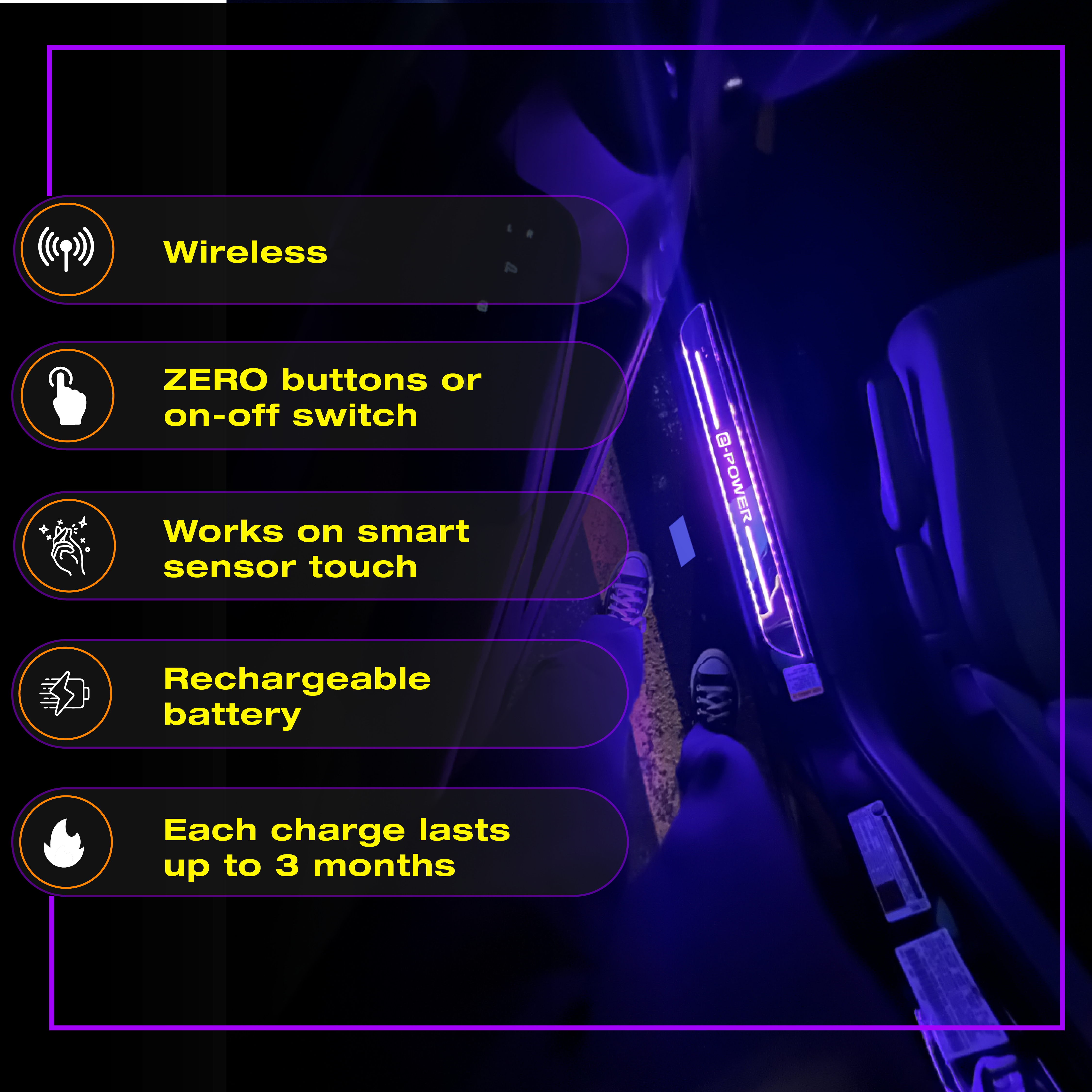 BloomCar™ LED Door Sill 2.0 (Customized)