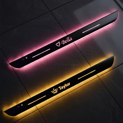 BloomCar Custom LED Door Sill Light