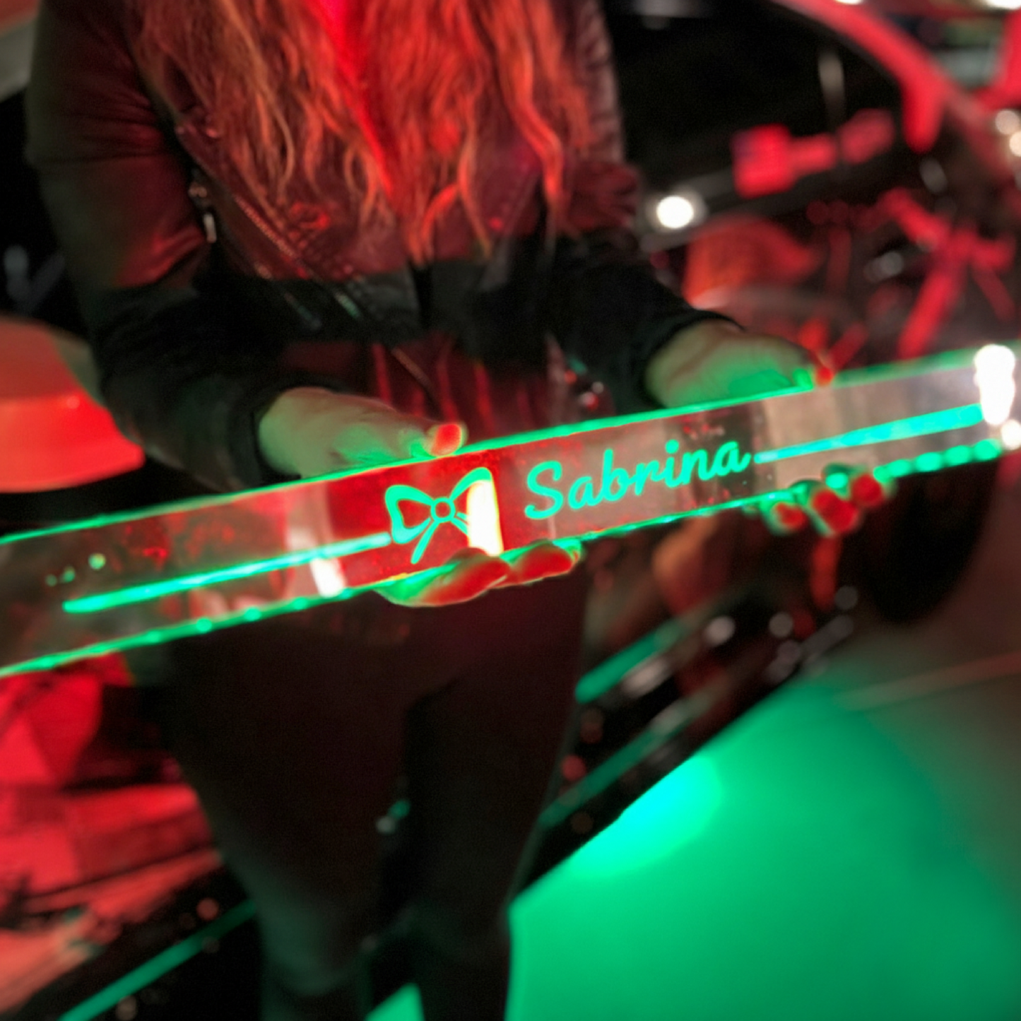 BloomCar Custom LED Door Sill Light